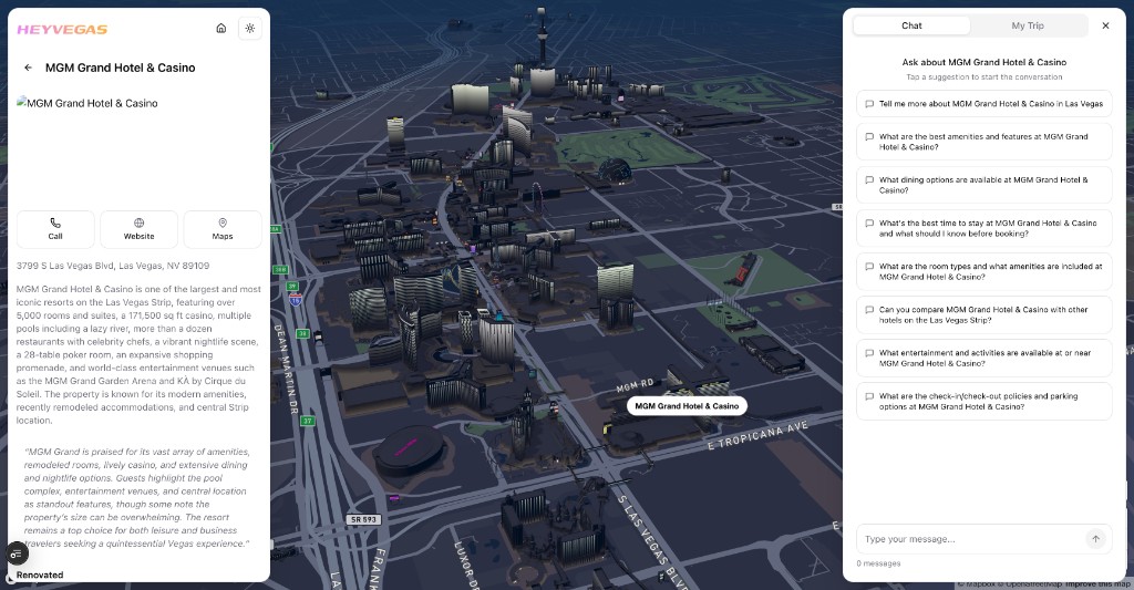 Plan Your Vegas Trip with AI